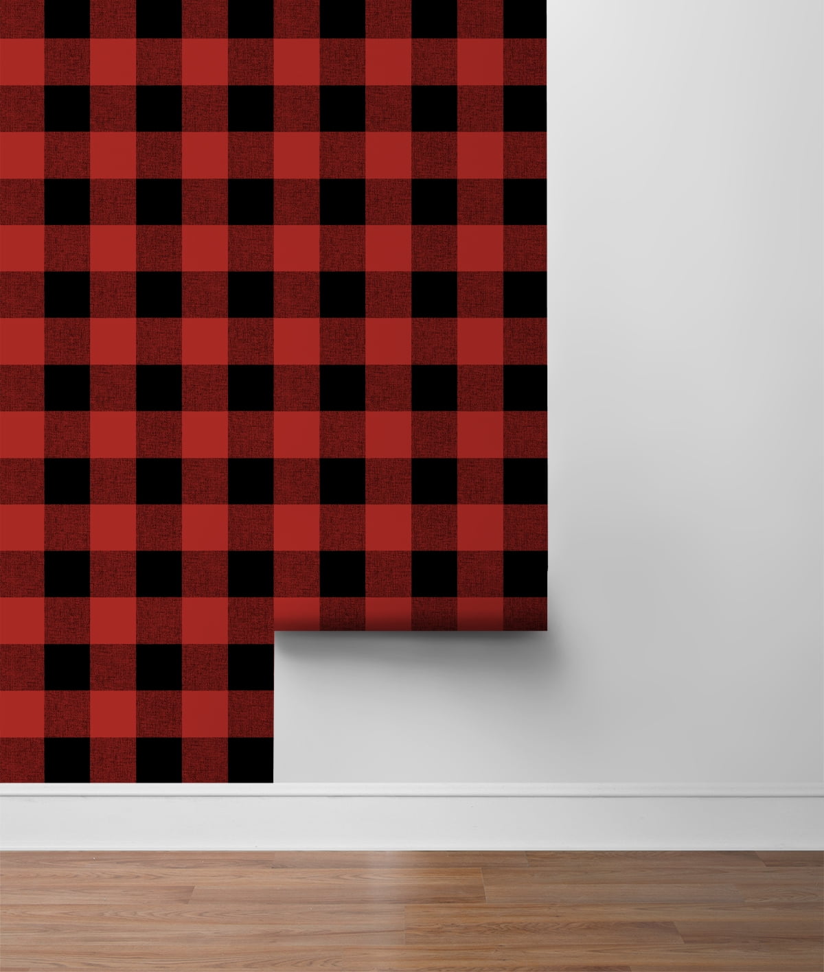 NextWall Buffalo Plaid Peel and Stick Wallpaper