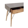 thumbnail image 5 of DecMode 48" x 30" Brown Wood 3 Drawers Console Table, 1-Piece, 5 of 12