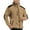 Khaki, variant on Men's Fashionable Casual Jacket, Long Sleeve Lapel Zipper Design for Daily Wear and Urban Outings in Cool Seasons,Army Green,2XL