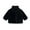 Black, variant on YHAJDS Kids Winter Coat 2-8 Years Boys Girls Long Sleeve Solid Color Fleece Jacket with Hood Zipper Pockets Warm Outerwear for Winter