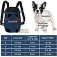 thumbnail image 4 of SUCS Dog Carrier Backpack Pet Legs Out Front Cat Travel Bag Adjustable Puppy Backpacks Carriers Hands-Free for Small Medium Dogs Cats Hiking Traveling Camping Daily Walking, 4 of 6