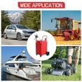 thumbnail image 7 of Mescukay 45 Gallon Fuel Caddy, Gas Storage Tank On 4 Wheels With Manual Transfer Pump, Gasoline Diesel Fuel Container for Cars, Lawn Mowers, ATVs, Boats, 7 of 7