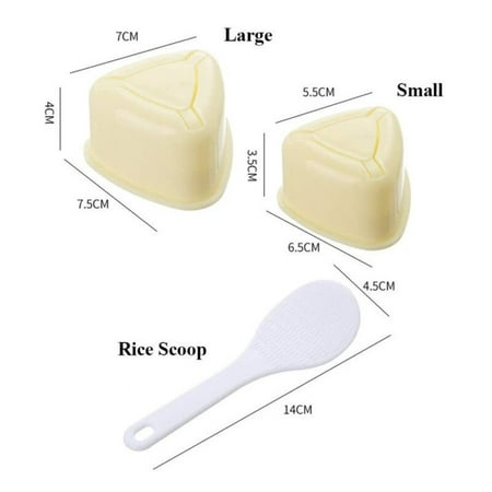 

Triangle Sushi Mold Sushi Mar Kit with Spatula Bento Rice Ball Mar Japanese Snack Foods Making Tool Sushi Accessories