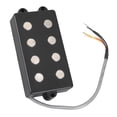 thumbnail image 4 of Bass Double Coil Pickup, 5 String 4 Core Metal Structure Tight Fit Guitar Double Coil Pickup Fine Workmanship  For Replacement, 4 of 8
