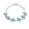 thumbnail image 3 of Juego de 4 piezas de collar arete, pulsera, anillos XianweiShao 9024735071228, 3 of 5