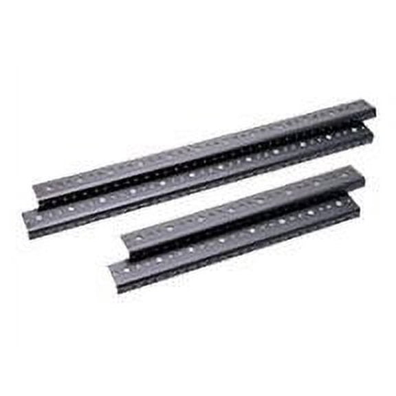 Middle Atlantic RRF 12 - Rack rail kit - black - 12U - 19"