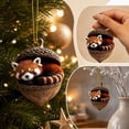 thumbnail image 5 of Cheapark Christmas Hanging Ornament 3.15 Inch Festive Holiday Tree Pendant for Xmas Wreath Home Party Decoration Gift, 5 of 6
