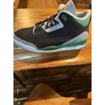 thumbnail image 1 of N I-K-E A i r-Jor-dan 3 Retro Size 11.5 Black Pine Green Silver White New, 1 of 6