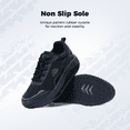 thumbnail image 6 of AiEles Men's Arch Support Walking Shoes | Plantar Fasciitis & Flat Feet Relief | Shock Absorbing Work Sneakers for Daily Comfor, 6 of 7