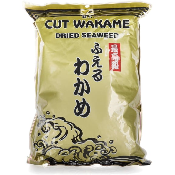 Premium Dried Cut Wakame (Ready to use) Seaweed In Bulk | 16 oz (1lb)