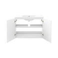 thumbnail image 4 of Modway Bryn 36" Wall-Mount Bathroom Vanity in White White, 4 of 9