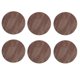 thumbnail image 1 of Set of 6 Wood Grain PU leather Coasters Placemats Tea, 1 of 5