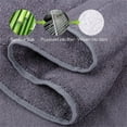 thumbnail image 3 of JML 2 Piece Bamboo Bath Towels(27"x55") Antibacterial and Hypoallergenic, Soft and Absorbent,Grey&Black, 3 of 5