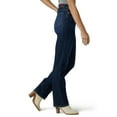 thumbnail image 3 of Wrangler Womens Straight Leg Jeans Ocean Medium Wash 12x32, 3 of 4