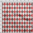 thumbnail image 4 of oneOone Rayon Red Fabric Check Argyle Sewing Craft Projects Fabric Prints By Yard 56 Inch Wide, 4 of 4