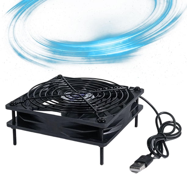 Ventilador USB para PC de 5 V, disipador de calor, ventilación, pequeño ventilador electrónico silencioso para servidores, invernaderos, portátiles, 12 cm