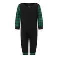 thumbnail image 2 of Conjunto de pijamas navideños familiares a juego con estampado de cuadros. Pijamas de vacaciones para papá, mamá y niños., 2 of 10