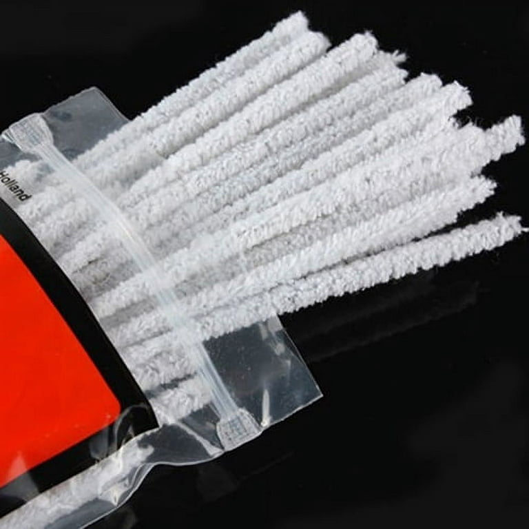 50pcs White Intensive Cotton Pipe Cleaners Smoking/Tobacco Pipe Cleaning Tool