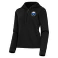 thumbnail image 2 of Women's Antigua  Black Buffalo Sabres Contemporary Quarter-Zip Hoodie, 2 of 3