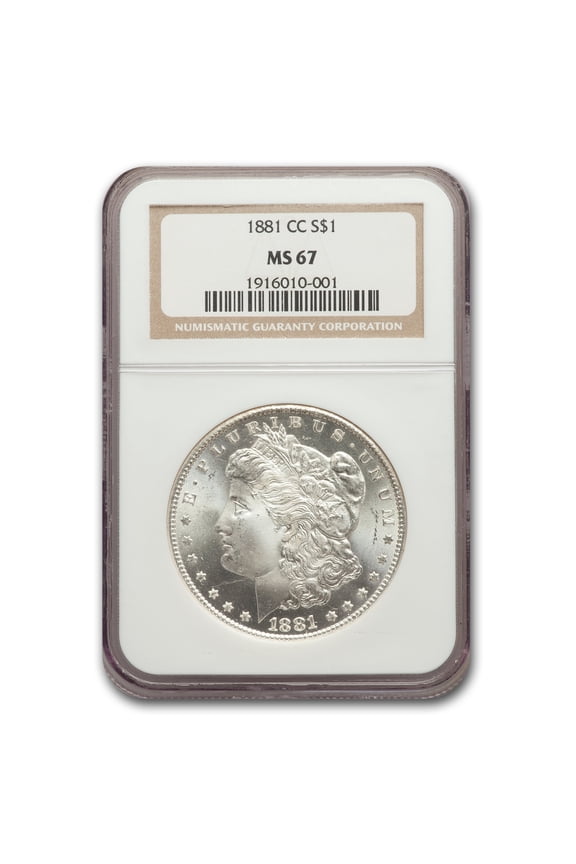 1881-CC Morgan Dollar MS-67 NGC