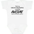 thumbnail image 3 of Inktastic Yeah My Great Grandma is Pretty Awesome Boys or Girls Baby Bodysuit, 3 of 5