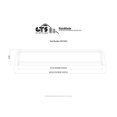 thumbnail image 2 of GT Styling Rainguard RV1054 RainBlade; Fits 50 To 55 Inch RV Window; Wide Design; Tape-On; Smoke; UV Blended Acrylic; Single, 2 of 11