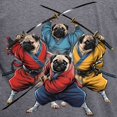 thumbnail image 3 of CafePress - Pugs Ninja T Shirt Men's Deluxe T Shirt - Mens Tri-blend T-Shirt, 3 of 4