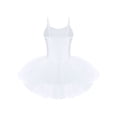 thumbnail image 2 of iEFiEL Girls Lovely Bowties Spaghetti Straps Ballet Dance Gymnastics Leotard Tutu Dress, 2 of 5