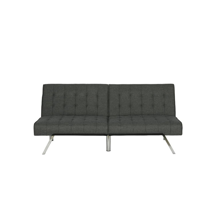 Dhp emily sectional futon sofa bed with convertible chaise lounger sale