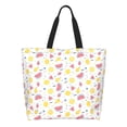 thumbnail image 1 of Fotbe Tropical Fruit Bolsa Tote Estética de Lona con Estampado para Mujer - Bolsa Reutilizable de Hombro Casual para Vacaciones, Compras, Trabajo y Gimnasio, 1 of 8