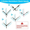 Silent Clock Mechanisms Battery Powered with 5 Styles Clock Hands, 2
