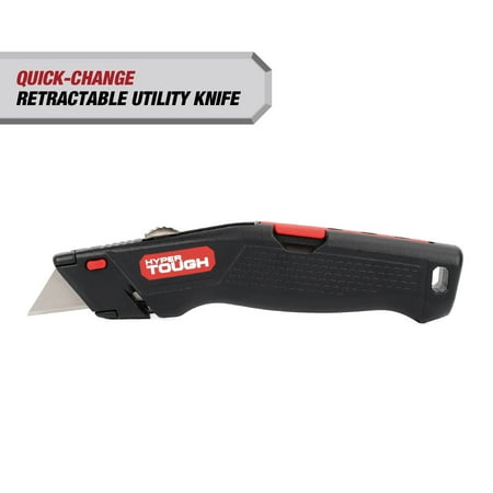 Hyper Tough Quick-Change Retractable Utility Knife
