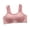 Watermelon Red, variant on Women's Fashionable Printed Wireless Bra-Seamless,- Hooks, Push-up Cup,-exposure, Everyday Wear