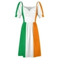 thumbnail image 4 of Ireland Flag Sleeveless Dress womens dress elegant guest wedding dress, 4 of 6