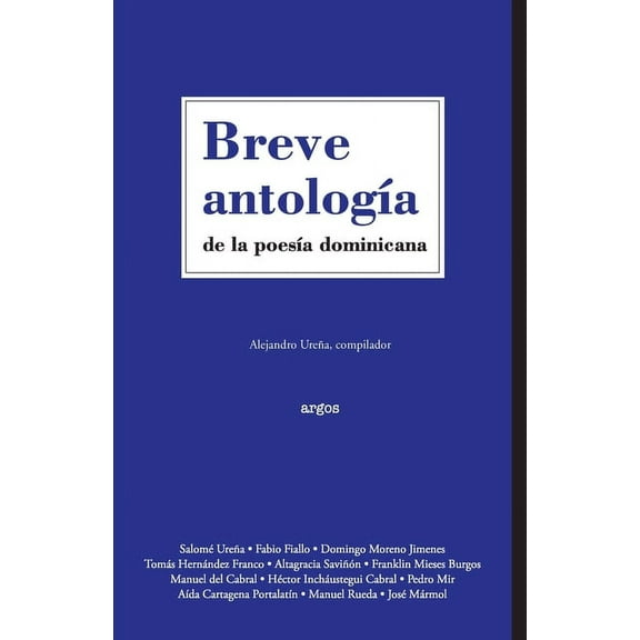 Breve antología de la poesía dominicana (Paperback)
