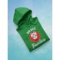 thumbnail image 3 of Fox Mask Brave Fearless Hoodie Women -Image by Shutterstock, Female 5X-Large, 3 of 4