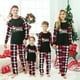thumbnail image 3 of Pijamas familiares a juego de Navidad, Santa Hustle Christams en julio, negro, manga larga, conjuntos de pijamas, 3 of 4