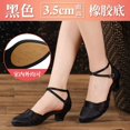 thumbnail image 1 of Zapatos de baile de tango/salón de baile latino de verano para mujer, zapatos de baile profesionales de Salsa con tacón para niñas y mujeres de 3,5/5,5 cm, 1 of 5