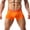 Orange, variant on Male Casual Breathable Underwear Pant Cotton Belt Print Knickers Comfortable Boxer