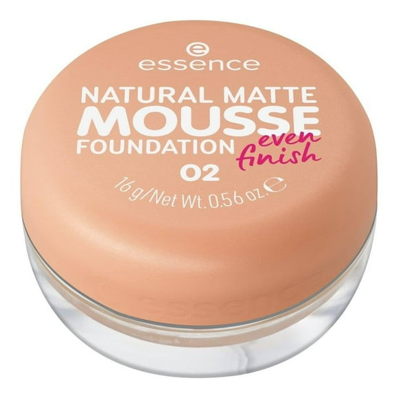 Base de maquillaje Essence Natural Matte Mousse beige 02 16 g