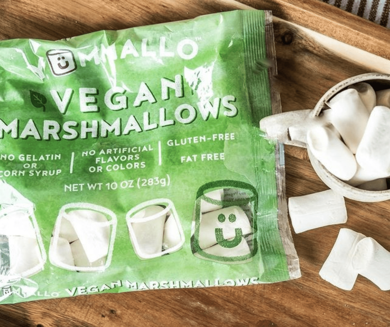 (2 pack) Yummallo Vegan Marshmallows, 10 oz (283 g)