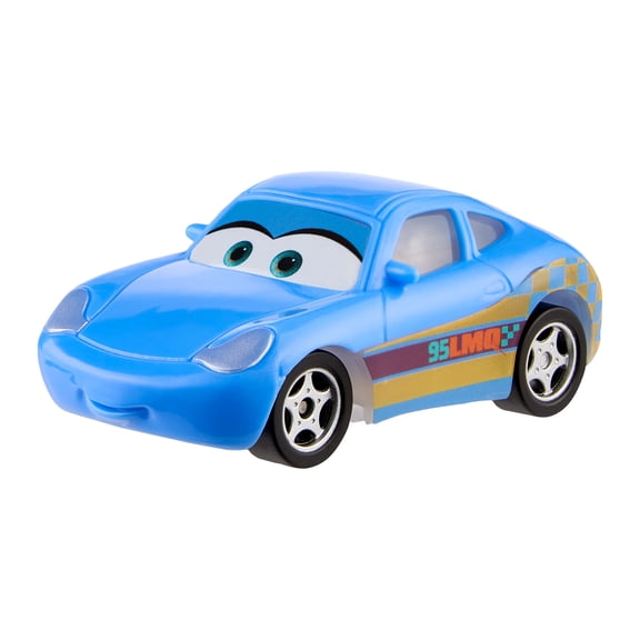 Disney and Pixar Cars 1:55 Scale Toy Vehicle with Colorful Light-Up Features (Styles May Vary)