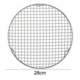 thumbnail image 4 of BUYISI Filet de Barbecue Rond en Acier Inoxydable 15Cm-60Cm avec Pied, Grille de Refroidissement, Support de Barbecue pour Camping Extérieur 28cm, 4 of 7