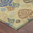 thumbnail image 3 of Addison Rugs Chantille Indoor/Outdoor Transitional Damask Gold Machine Washable Rectangle Rug, 10' x 14', 3 of 8
