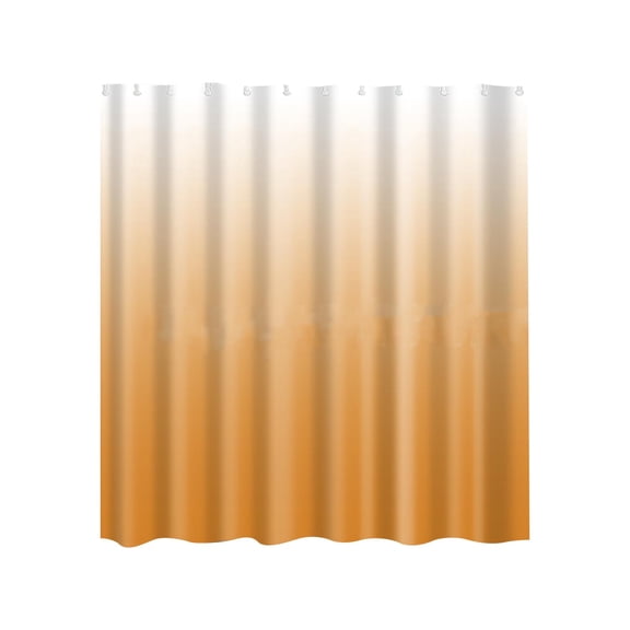 Pompotops Yellow Various Patterns Shower Curtain Bathroom Shower Curtain Digital Printing Polyester Shower Curtain