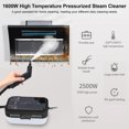 thumbnail image 2 of M Buder Limpiador de Vapor Portátil 1600W 105°C Negro Enchufe EE. UU., 2 of 7