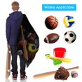 thumbnail image 4 of Extra Large Heavy Duty Mesh Bag. Best for Soccer Ball, Water Sports, Beach Cloth, Swimming Gears. Adjustable Shoulder Strap. Secure Side Pocket（30” x 40”）, 4 of 5
