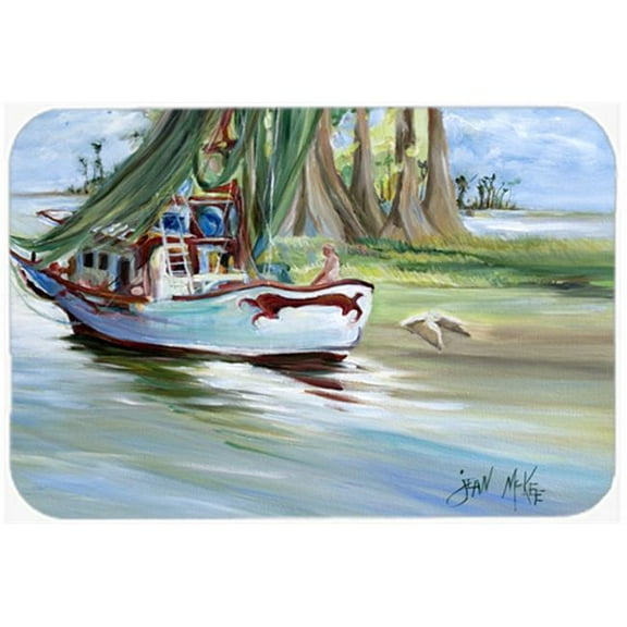 Jeannie Shrimp Boat Mouse Pad, Hot Pad & Trivet