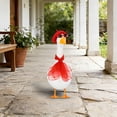 thumbnail image 5 of SHENGXINY Porch Goose Outfits, Large White Holiday Porch Goose Clothes for Outdoor Yard Garden Patio Holiday Decorations Red 23in, 5 of 6