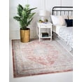 thumbnail image 2 of Unique Loom 3147878 4 x 6 Pieds Henry Rectangulaire Noble Tapis&44; Rouge, 2 of 4